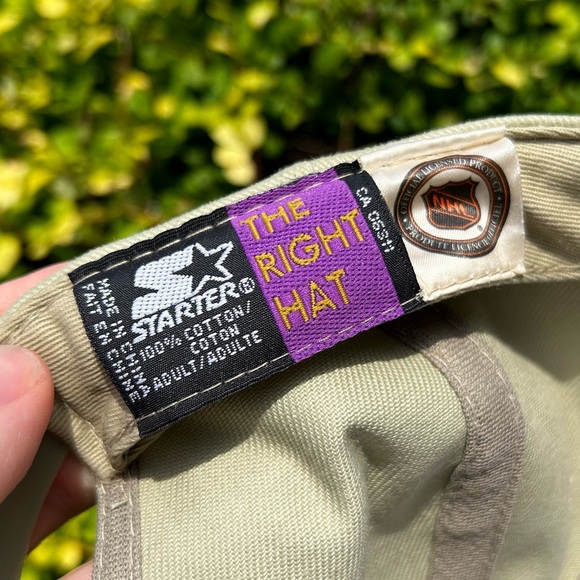 Vintage 90s Buffalo Sabres ⚔️ Starter snapback hat baseball cap NHL earth tones - Picture 16 of 16